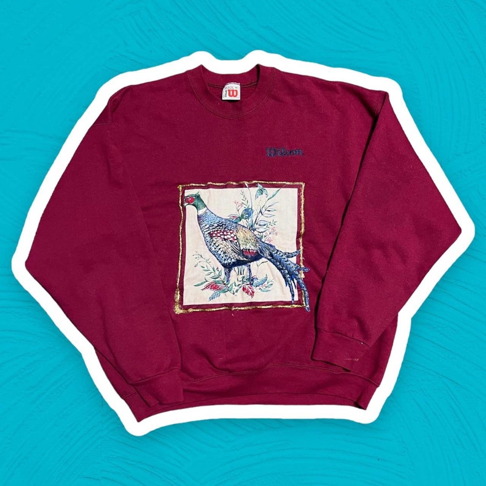 Vintage wilson custom made craft sweater‎ XXL